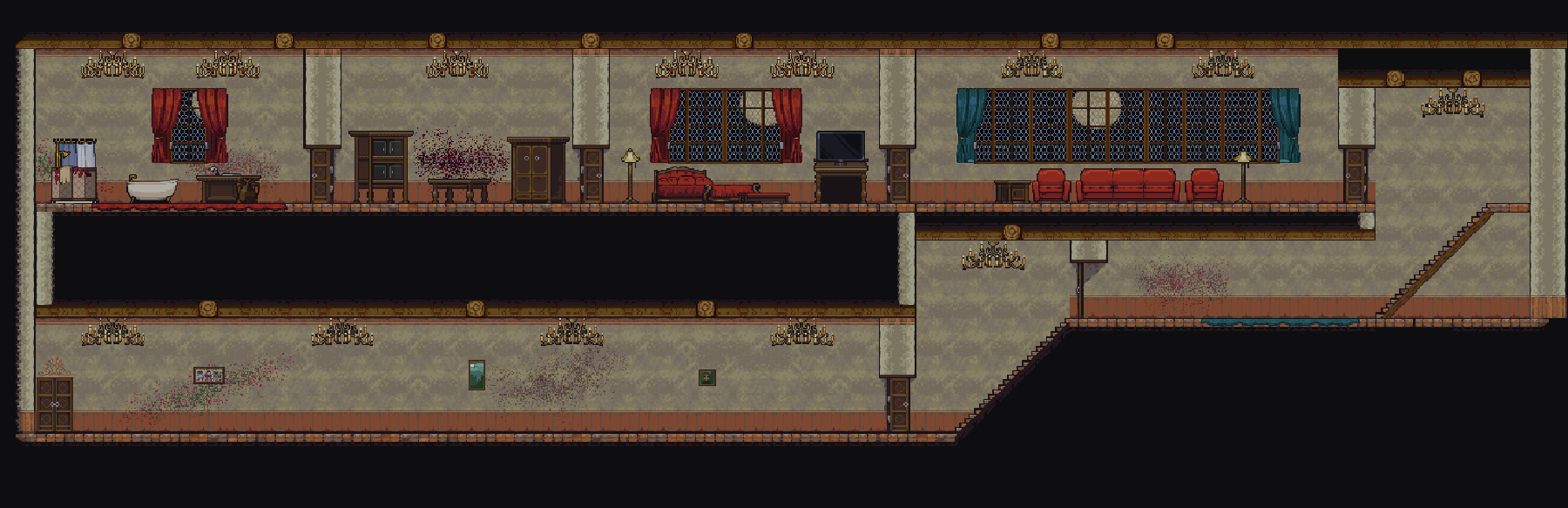 Interior and laboratory level layout for Eclipsed