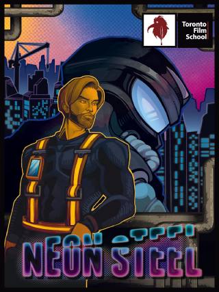 Neon Steel promotional poster